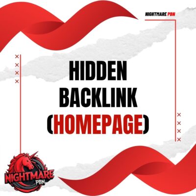 HIDDEN BACKLINK (HOMEPAGE)